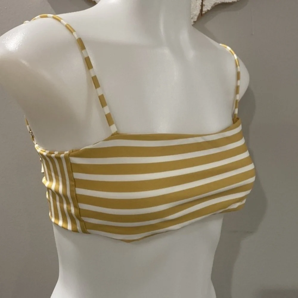 NWOT! Skin by Same Golden Stripe‎ Bikini Top
